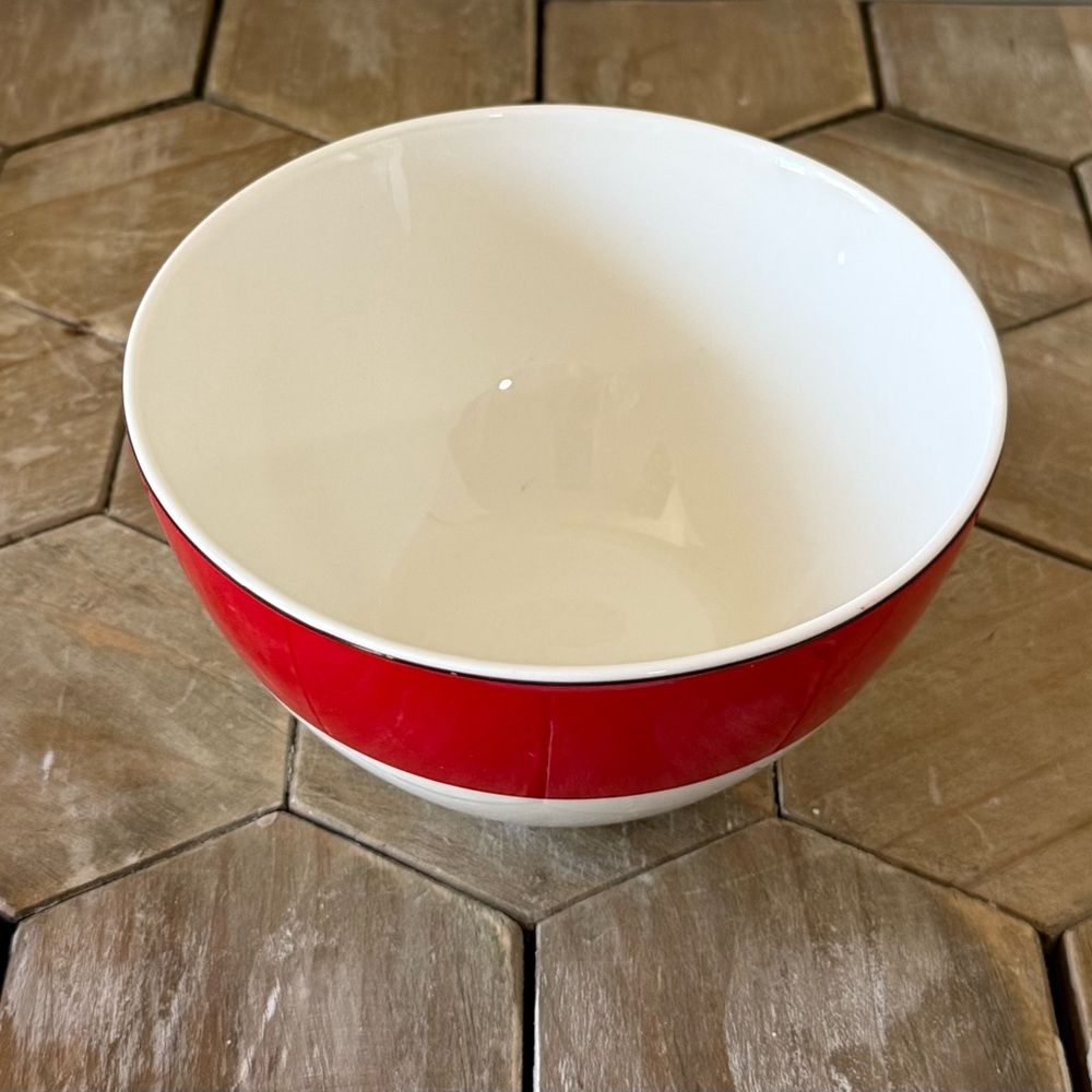 Kate Spade New York, Rutherford Circle Red by Lenox, Set of 4,Cereal/Soup Bowls - Picture 11 of 12